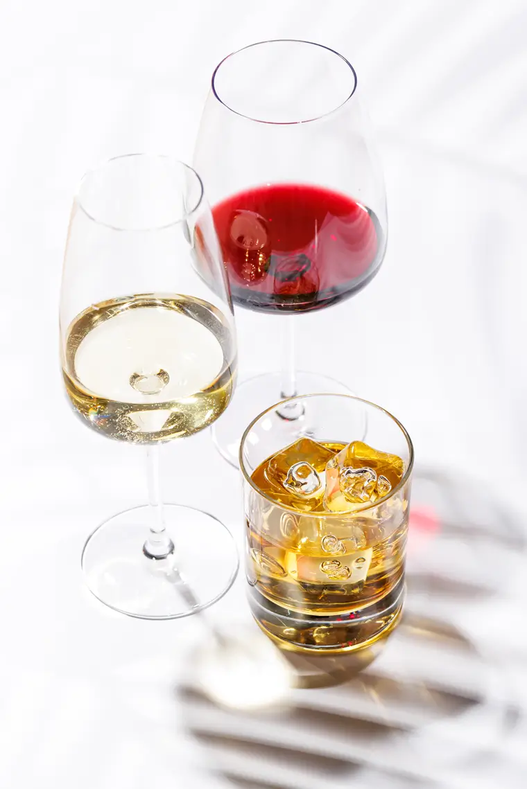 Enjoy alcohol in small amounts
